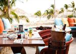 Comfortable dining and gorgeous views of the Sea of Cortez